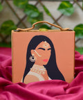 Dulhan Designer Best Selling Printed Collection in Suitcase Style Hand Bag For Women-JCSSB001D