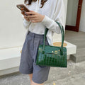 New Fashion Crocodile Pattern PU Leather Female Handbag-FB001HBG