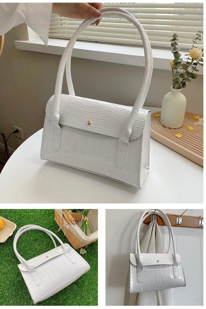 New Fashion Crocodile Pattern PU Leather Female Handbag-FB001HBW