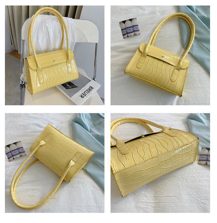 New Fashion Crocodile Pattern PU Leather Female Handbag-FB001HBY