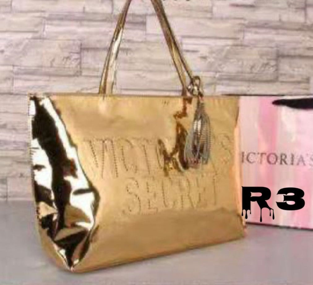 GOLDEN  TRENDY SHINY ELEGANT HAND BAG FOR WOMEN -ANKISB001G