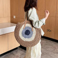 2021 NEW LADY STYLISTA WOVEN ATTRACTIVE BEACH BAG-JC001BBE