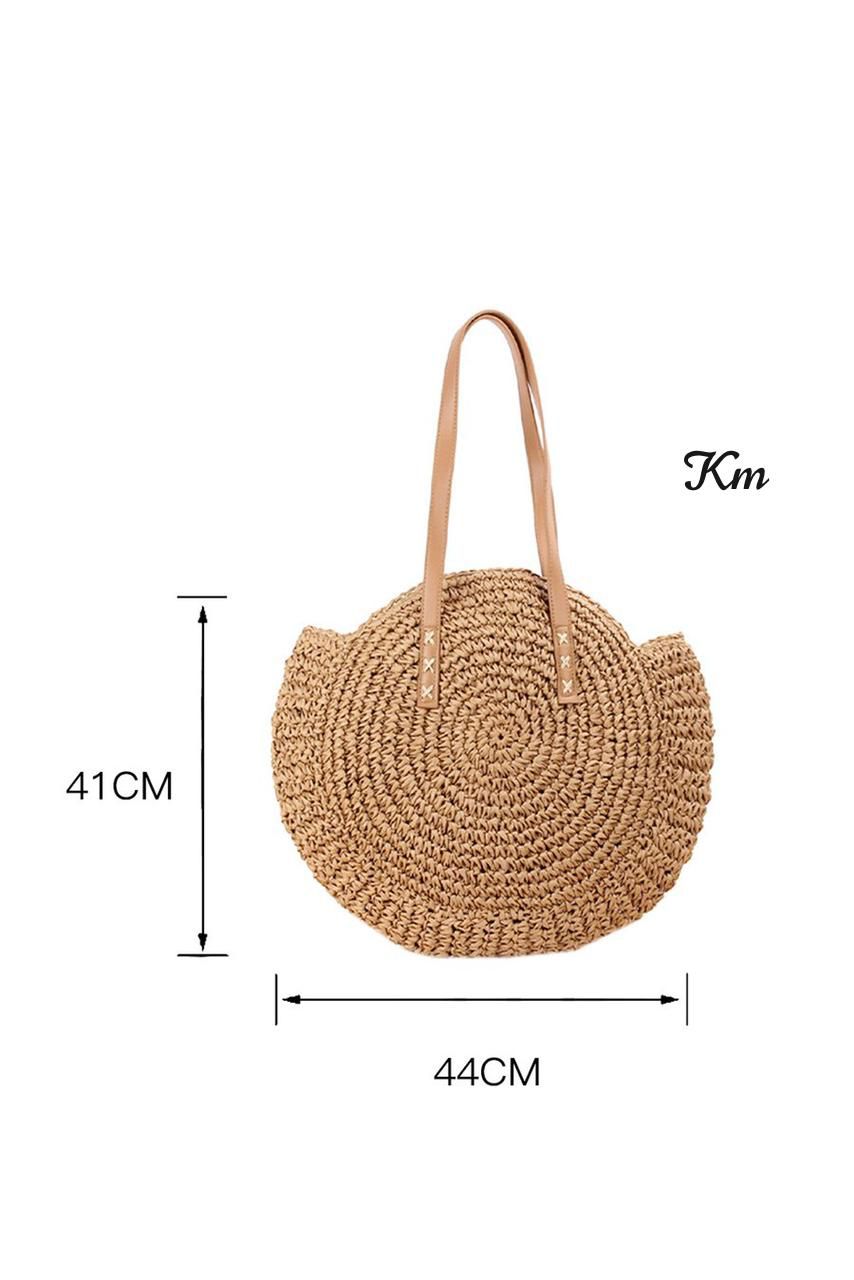2021 NEW LADY STYLISTA WOVEN ATTRACTIVE BEACH BAG-JC001BBE