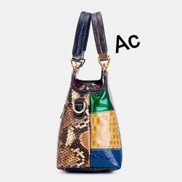 ELEGANT PATCH WORK DESIGNER HAND BAG FOR WOMEN  -PAL001HBP