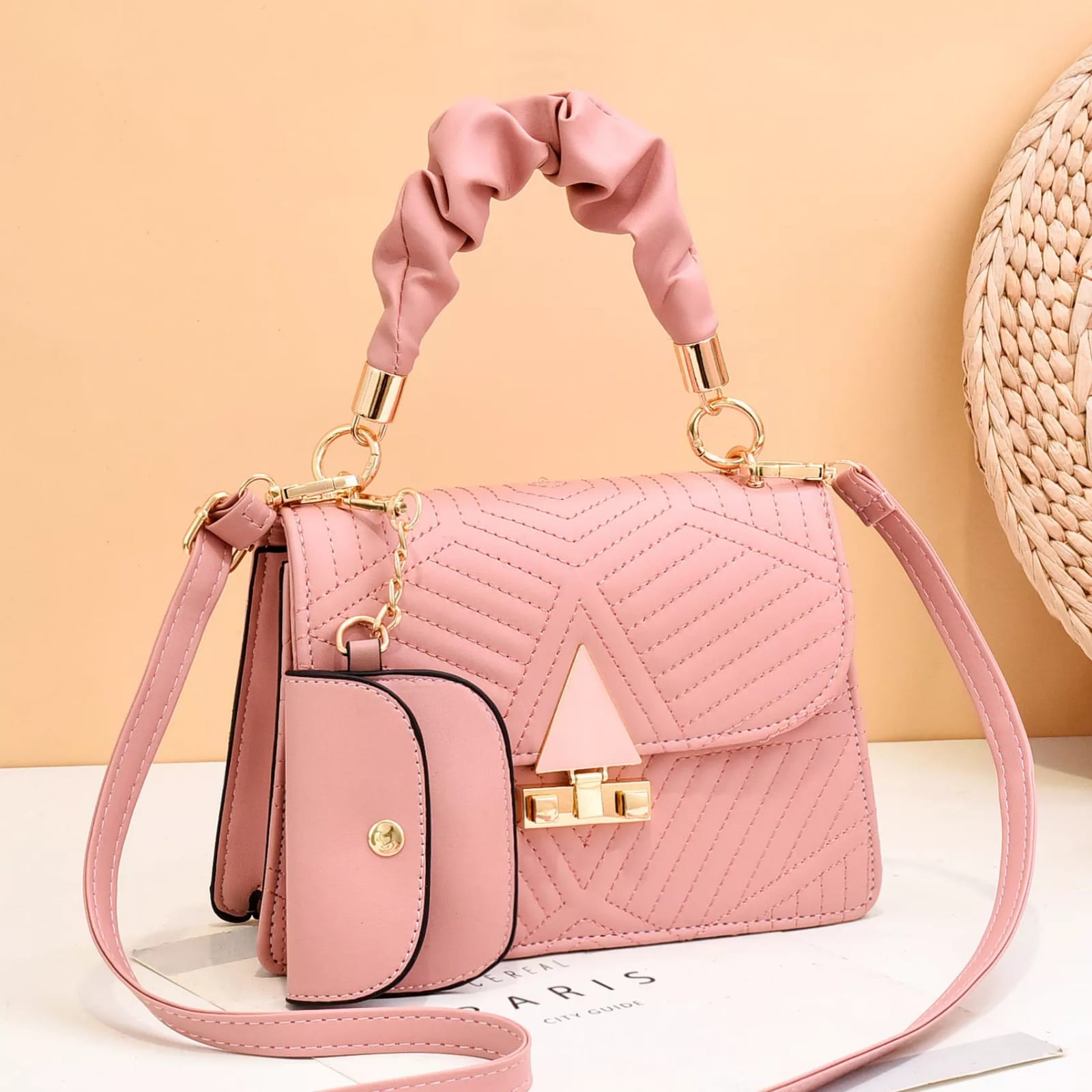 ELEGANT SLING BAG WITH POUCH FOR WOMEN -SAFF001