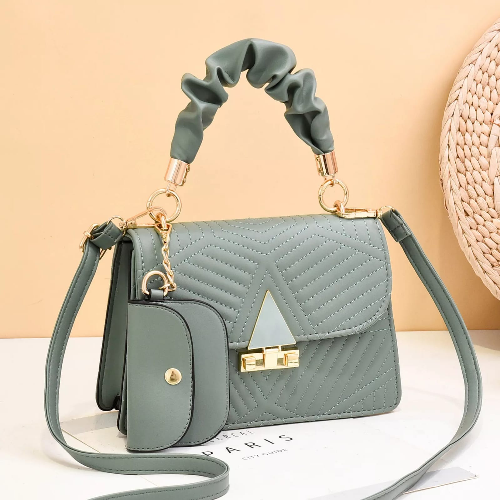 ELEGANT SLING BAG WITH POUCH FOR WOMEN -SAFF001