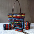 Beautiful   Jacquard   Bag Combo for women-SAMAR001BCH