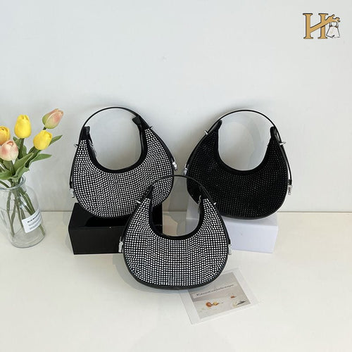 Beautiful Designer & Stylish Swarovski Daimond Sling Bag With Adjustable handle -RAJA001SS