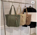 Straw Beach Bag Summer Woven Tote Bag with Tassels -SC001SB