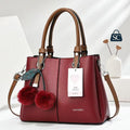 Elevate your style with Red sophisticated Handbag, perfect Blend of fashion and functionality-SC001HBA