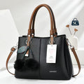 Elevate your style with  Black sophisticated Handbag, perfect Blend of fashion and functionality-SC001HBB