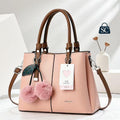 Elevate your style with Peach sophisticated Handbag, perfect Blend of fashion and functionality-SC001HBE