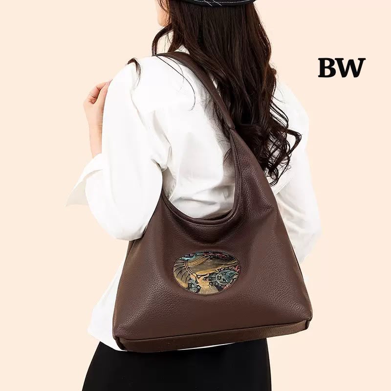Brown Premium Hand bag for women -KJF001PH
