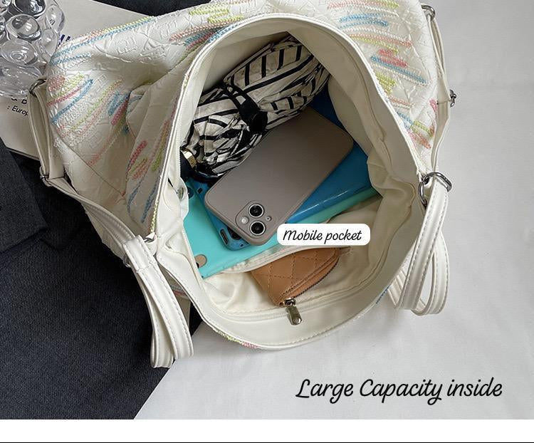 Beautiful  Classy TOTE BAG  Cum Backpack With Beautiful Keychain-GUP001WB