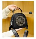 Black Elephant Design Small Sling Bag for women -SC001BE