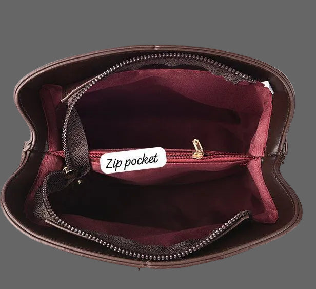Black Premium Classy Leather Look Elephant Design  Broad Belt Sling Bag for women -GUP001TBL